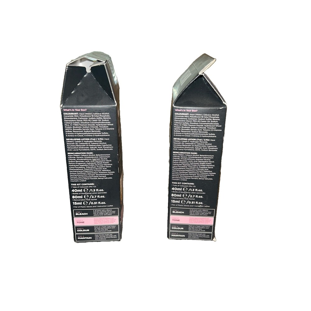 2x Bleach London White Toner Hair Toning Kit Vegan Cruelty Free No Ammonia - Picture 2 of 4
